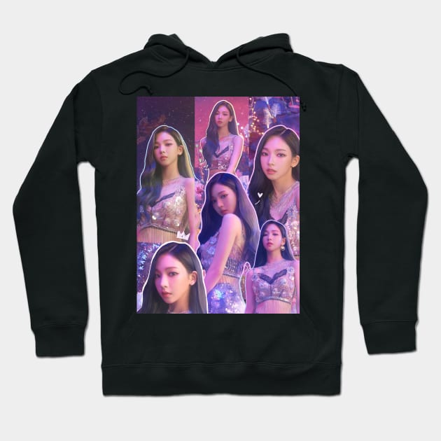 Aespa Karina Collage Hoodie by hheiyeh